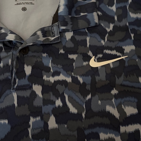 Nike Men's Blue Tour Dri-fit Polo - Picture 3 of 7